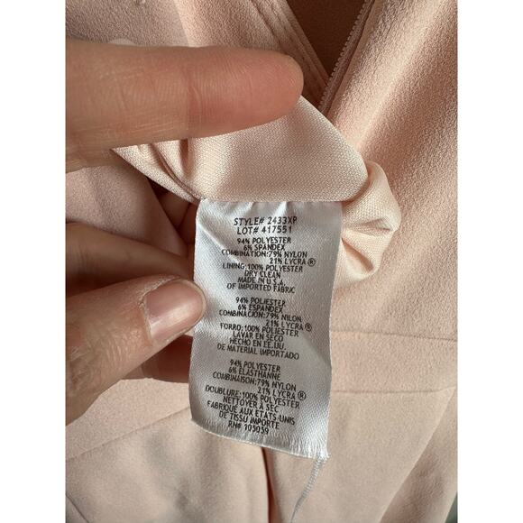 XSCAPE Illusion Stripe Mermaid Gown - Picture 14 of 16